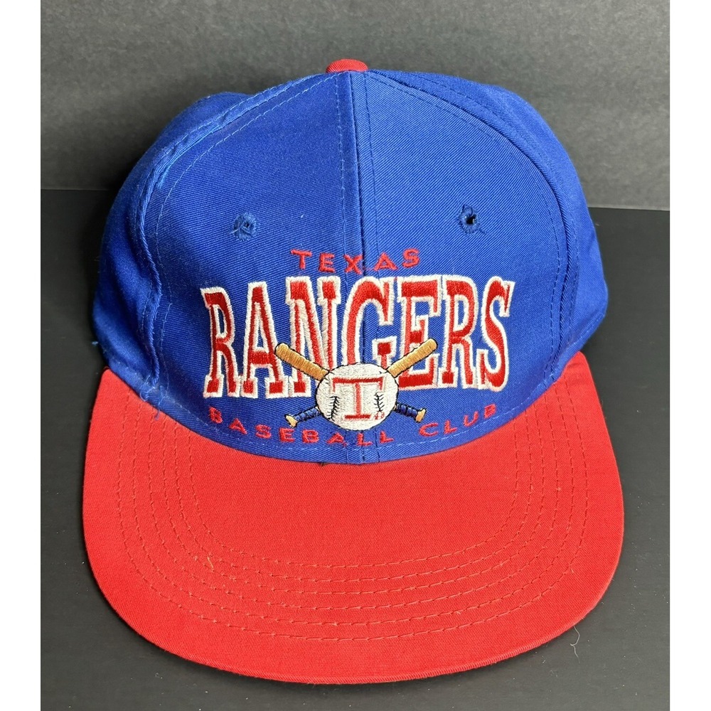 Vintage Texas Rangers Youth Hat Rookie League Snapback Eds West Baseball Club